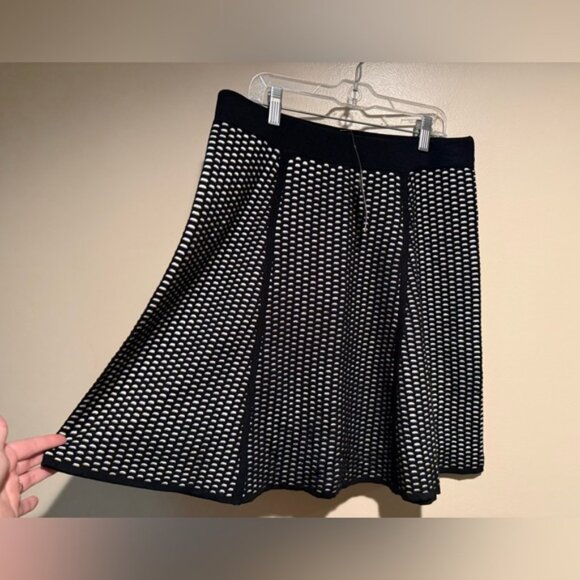 Dresses & Skirts - NWT Ann Taylor black & white textured skirt